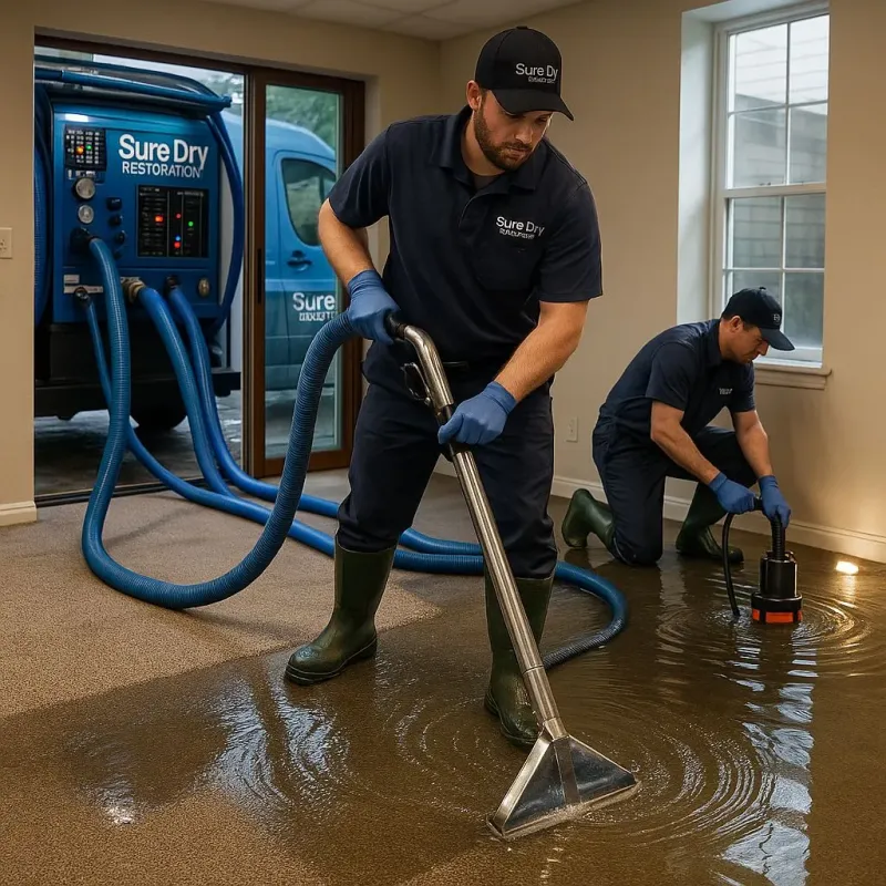 Water Extraction and Removal process in Channelview, TX